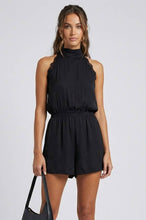 Load image into Gallery viewer, Lace Trim Halter Romper