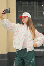 Load image into Gallery viewer, Floral Frenzy Quilted Oversized Jacket