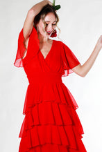 Load image into Gallery viewer, The Reba Ruffle Dress