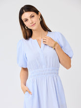 Load image into Gallery viewer, The Tracey Dress | Blue + White