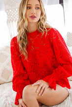 Load image into Gallery viewer, The Rory Lace Blouse