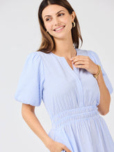 Load image into Gallery viewer, The Tracey Dress | Blue + White