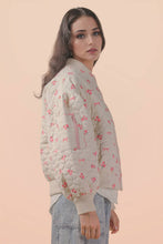 Load image into Gallery viewer, Floral Frenzy Quilted Oversized Jacket