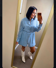Load image into Gallery viewer, The Tenley Denim Romper