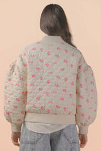 Load image into Gallery viewer, Floral Frenzy Quilted Oversized Jacket