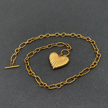 Load image into Gallery viewer, Golden Heart Necklace | WP