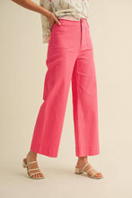 Load image into Gallery viewer, HIGH WAIST CROPPED WIDE LEG PANTS