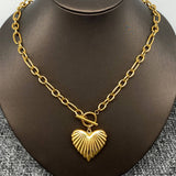 Golden Heart Necklace | WP