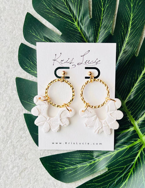 Winter White Earrings