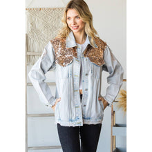 Load image into Gallery viewer, Denim &amp; Gold Denim Jacket
