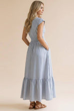 Load image into Gallery viewer, The Natalia Dress | Blue + White
