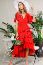 Load image into Gallery viewer, The Reba Ruffle Dress
