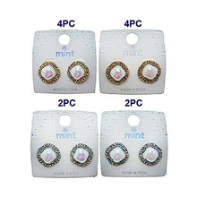 Load image into Gallery viewer, Square Pearl Post Earring
