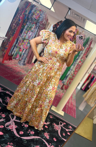 The Aaliyah Maxi Dress: BROWN