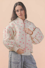 Load image into Gallery viewer, Floral Frenzy Quilted Oversized Jacket

