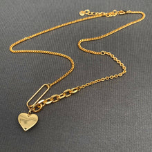 Load image into Gallery viewer, The Coldest Heart Necklace | WP | GOLD
