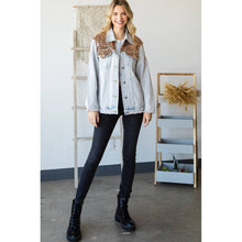 Load image into Gallery viewer, Denim &amp; Gold Denim Jacket
