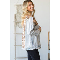 Rose Gold Sequin Denim Jacket