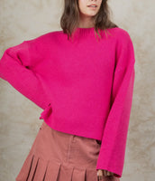 Pretty Pink Cozy Sweater