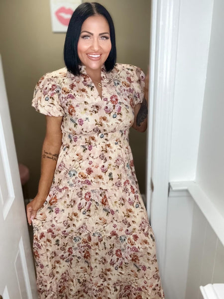 The Aaliyah Maxi Dress: CREAM
