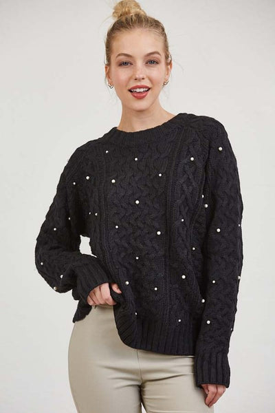 Classy & Chic Pearl Sweater