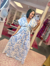 Load image into Gallery viewer, The Vintage Porcelain Maxi Dress
