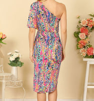 Lilly Vibes One Shoulder Dress