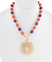 GAMEDAY: Acrylic Ball & CCB Necklace