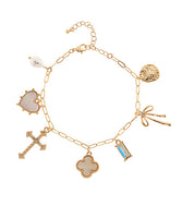 The Clover & Bow Charm Bracelet