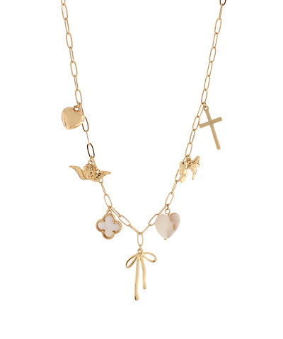 The Bows on Bows Charm Necklace