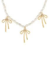 Bows & Pearls Necklace