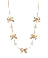 Bow & Baroque Pearl Necklace