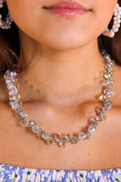 Iridescent Beaded Necklace