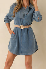 Load image into Gallery viewer, Blue Jean Baby Dress
