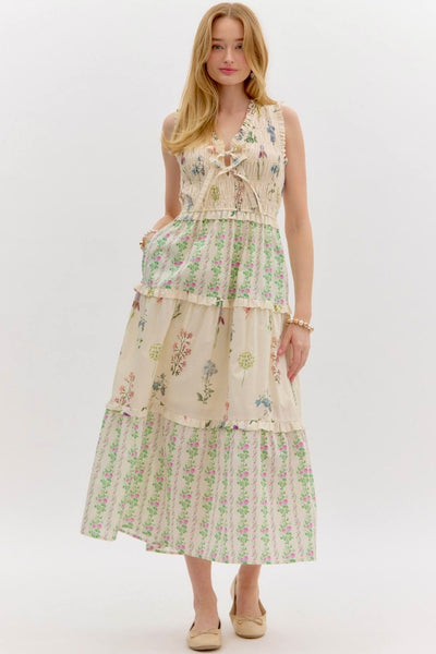 Botanical Belle Midi Dress