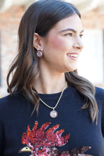 Load image into Gallery viewer, South Carolina Gamecocks Pave Disc Stud Earrings

