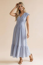 Load image into Gallery viewer, The Natalia Dress | Blue + White
