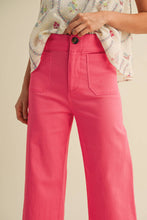 Load image into Gallery viewer, HIGH WAIST CROPPED WIDE LEG PANTS
