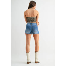 Load image into Gallery viewer, High Rise Denim Shorts
