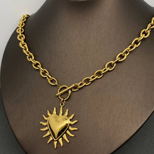 Load image into Gallery viewer, Glossy Heart of Light Necklace | WP
