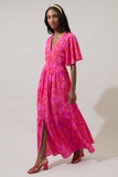 Evianna Flutter Maxi Dress