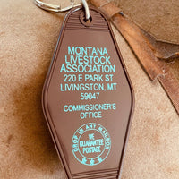 Motel Key Fob - Montana Livestock Association (Yellowstone)