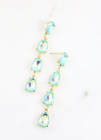 Mint Opal Jewel Earrings