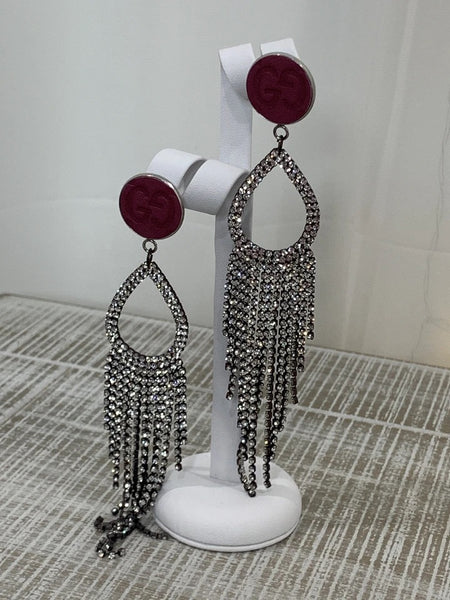 Upcycled LV Zebra & Leather Croc Earrings – GlamMama's Boutique