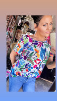 Bloomin’ Floral Crochet Top