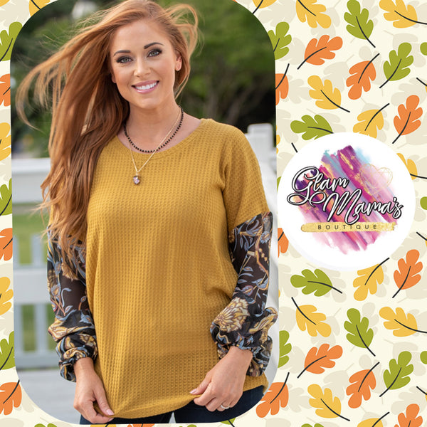 It’s a Vibe Waffle Knit Top