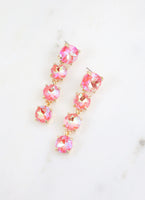 Pink Opal Jewel Earrings