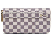 All Checked Out Wallet Clutch