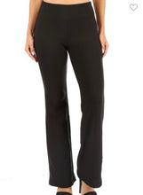 Load image into Gallery viewer, Black Legging Flare Pants
