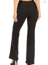 Load image into Gallery viewer, Black Legging Flare Pants

